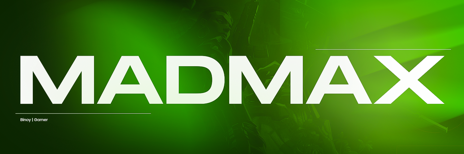 Twitter/X header — Madmax